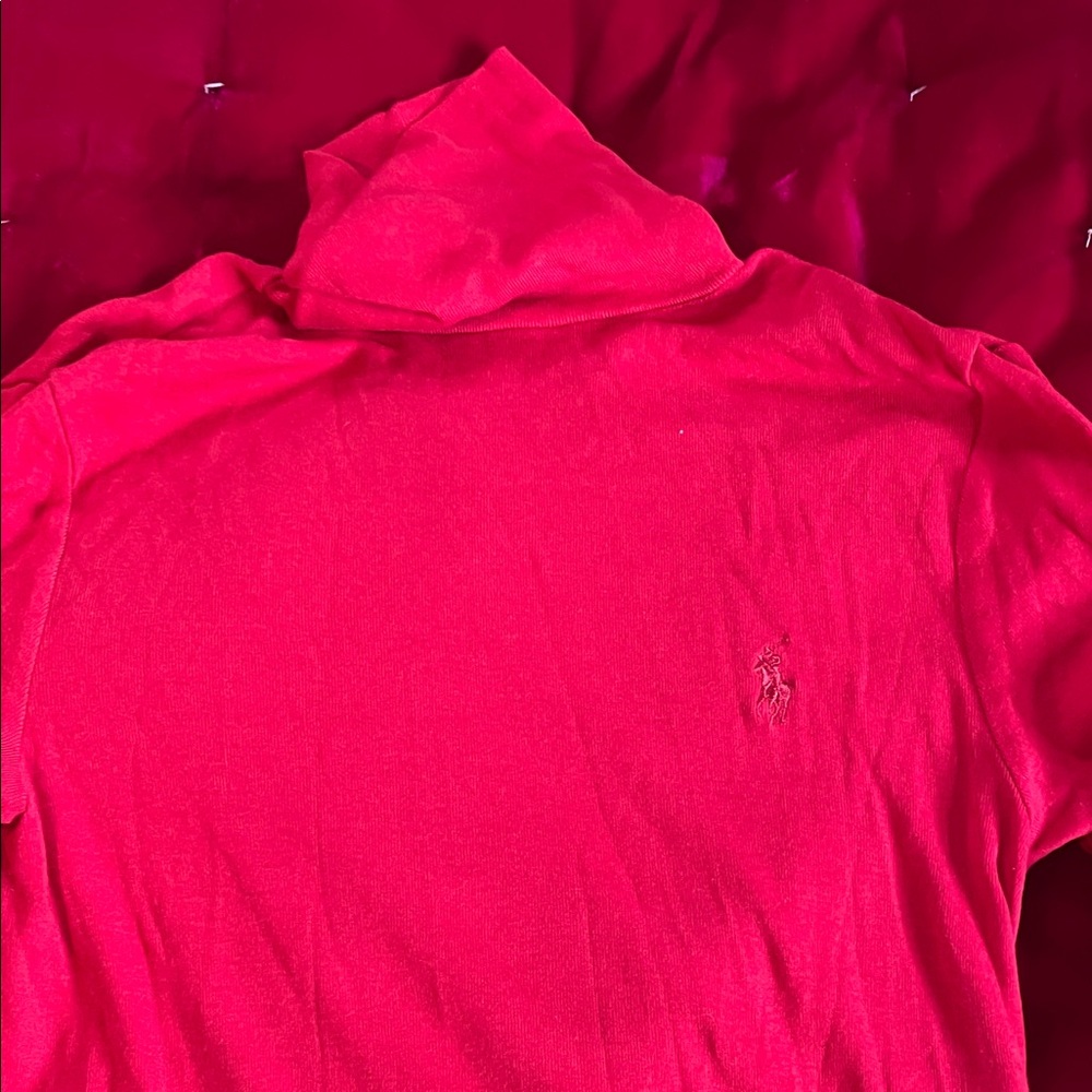 Ralph Lauren Red Turtleneck